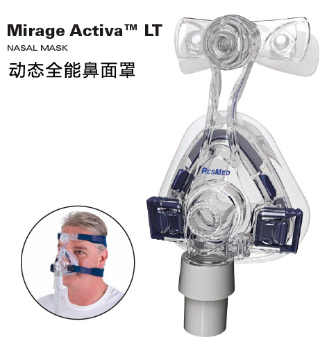 瑞思邁Mirage Activa LT動(dòng)態(tài)全能鼻面罩