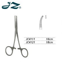 金鐘止血鉗彎有鉤 JC4111 16cm 彎有鉤（羅-奧氏）