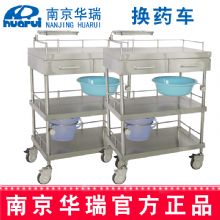 華瑞換藥車 精品不銹鋼B345 Ⅱ型，655×486×925 mm