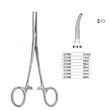 金鐘止血鉗彎有鉤 J31160 16cm 彎有鉤