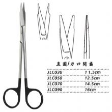 金鐘精細手術剪直圓 JLC050 12.5cm 直圓 刃口開齒（解剖）