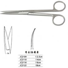 金鐘手術(shù)剪彎尖 JC2116 16cm 彎尖 WD