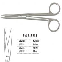 金鐘手術(shù)剪彎尖圓 JC2105 12.5cm 彎尖圓 WD