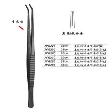 金鐘組織鑷直形 凹凸齒 28cm JYG220   1.8×3（鈦）