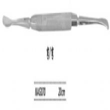 金鐘骨膜剝離器彎 NAG070 20cm 彎/彎腦骨膜剝離器