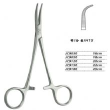 金鐘止血鉗胸腔止血鉗 JC9150 22cm 彎全齒 H15胸腔止血鉗