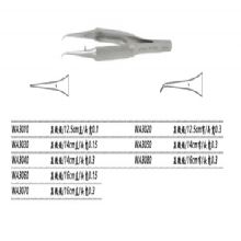 金鐘顯微鑷直 WA3040 14cm 直 頭寬0.3