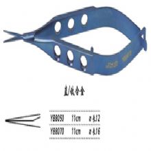 金鐘膜狀內(nèi)障剪  YBB050 11cm 直 刃長(zhǎng) 12（鈦）