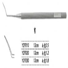 金鐘虹膜拉鉤  YZF010 12cm 彎 頭寬0.5