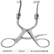 金鐘乳突牽開器  H6F070 16cm 活動式 2×2鉤銳