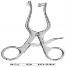 金鐘乳突牽開器  H6F020 14cm 固定式 2×2鉤鈍