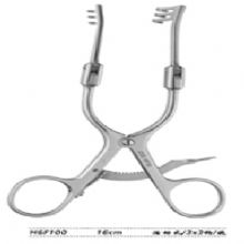 金鐘乳突牽開器  H6F100 16cm 活動式 3×3鉤鈍