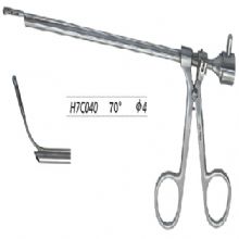 金鐘鼻咽活體取樣鉗15cm H7C040 管式 下彎70° 帶接口 φ4H7版光學(xué)鉗