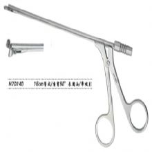 金鐘鼻組織鉗圓頭 H7D140 16cm 管式 上彎90° 長圓頭 帶吸引 寬3H7版鼻組織鉗