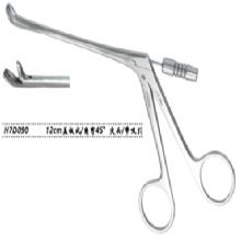 金鐘鼻組織鉗尖頭 H7D090 12cm 蓋板式 上彎45° 尖頭 帶吸引 寬3.8H7版鼻組織鉗