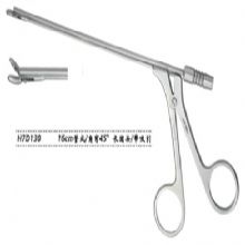 金鐘鼻組織鉗圓頭 H7D130 16cm 管式 上彎45° 長圓頭 帶吸引 寬3H7版鼻組織鉗