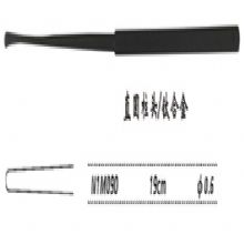 金鐘剝離器直 N1M090 19cm 直 圓柱頭 φ0.6（鈦）顯微剝離器