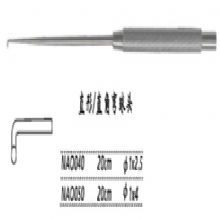 金鐘神經(jīng)根拉鉤  NAO040 20cm 直形 直角彎球頭 φ1×2.5