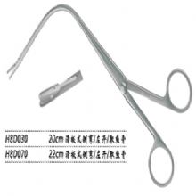 金鐘喉用鉗滑板式 H8D030 20cm 滑板式 側(cè)彎 左開（取魚骨）取魚骨喉鉗