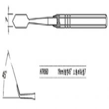 金鐘鼻中隔剝離器角彎 H7R060 19cm 角彎45° 三角刃 頭寬7H7版鼻中隔剝離器