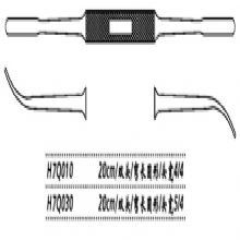 金鐘鼻剝離器彎長圓形 H7Q030 20cm雙頭 彎長圓形 頭寬5/4H7版鼻剝離器