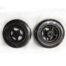 MIKI三貴手動輪椅車配件前輪 6寸光輪 避震胎 CRT系列