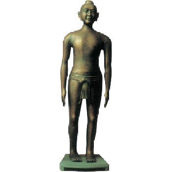  仿古針灸銅人高158cm  
