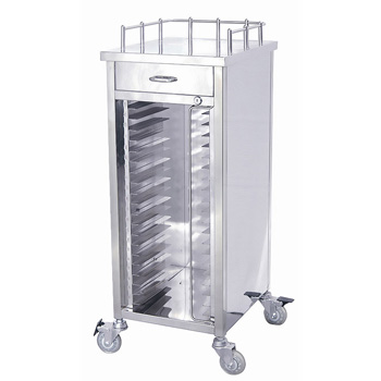 華瑞不銹鋼單列病歷夾車B373 III型 420×360×900mm