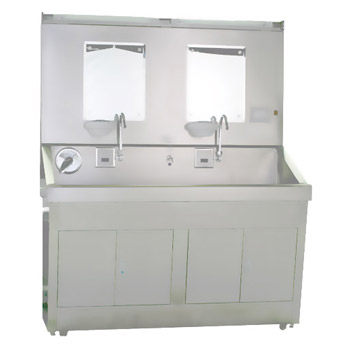 華瑞不銹鋼電熱自動感應(yīng)洗手池（豪華型）C292 1600×650×1915  兩位