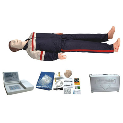  高級(jí)移動(dòng)顯示自動(dòng)電腦心肺復(fù)蘇模擬人KAS-CPR490  