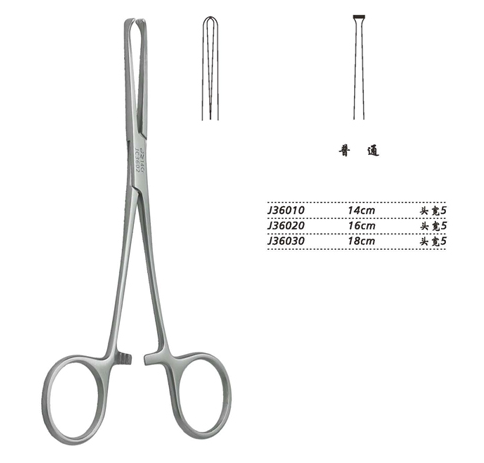 金鐘組織鉗普通 J36010 14cm  頭寬5