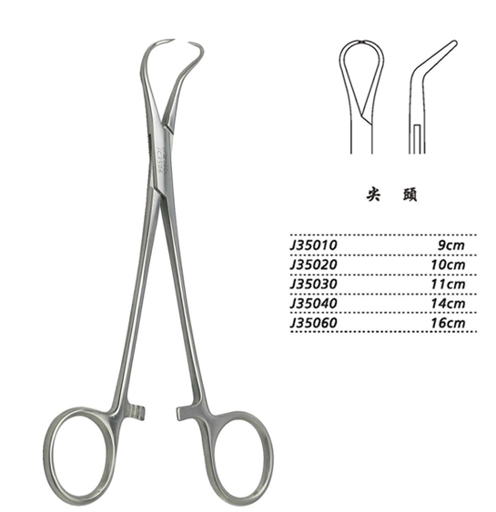 金鐘帕巾鉗尖頭 J35040 14cm 尖頭
