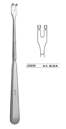 金鐘創(chuàng)口鉤扁柄 J50020 雙爪 銳 扁柄