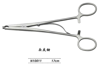 金鐘頭皮夾鉗  N10015 17cm 0°