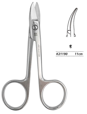 金鐘金冠剪  K21190 11cm 彎