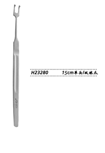 金鐘鼻腔拉鉤  ZHD030 18cm 雙頭 圓彎/角彎