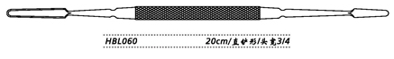 金鐘鼻剝離器直鏟形 HBL060 20cm 直鏟形 頭寬 3/4