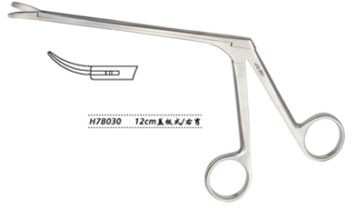 金鐘鼻組織剪蓋板式 H7B030 12cm 蓋板式 右彎