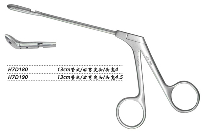 金鐘鼻組織鉗尖頭 H7D180 13cm 管式 右彎尖頭 寬4