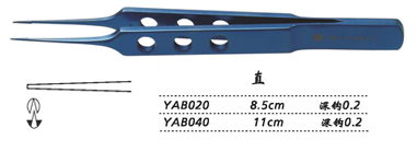 金鐘縫線結(jié)扎鑷直 YAB040 11cm 直 鉤深0.2