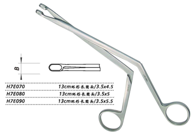 金鐘鼻息肉鉗H7E090 13cm 環(huán)形長圓頭 3.5×5.5