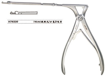 金鐘鼻竇咬骨鉗  H7K030 14cm旋轉(zhuǎn)式 刃寬2