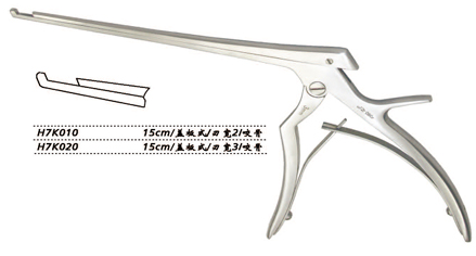 金鐘鼻竇咬骨鉗  H7K010 15cm蓋板式 刃寬2