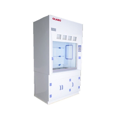 歐萊博pp通風(fēng)柜FH1500P 長(zhǎng)度1.5米，8mmPP材質(zhì)、5mm厚鋼化玻璃實(shí)心理化板臺(tái)面