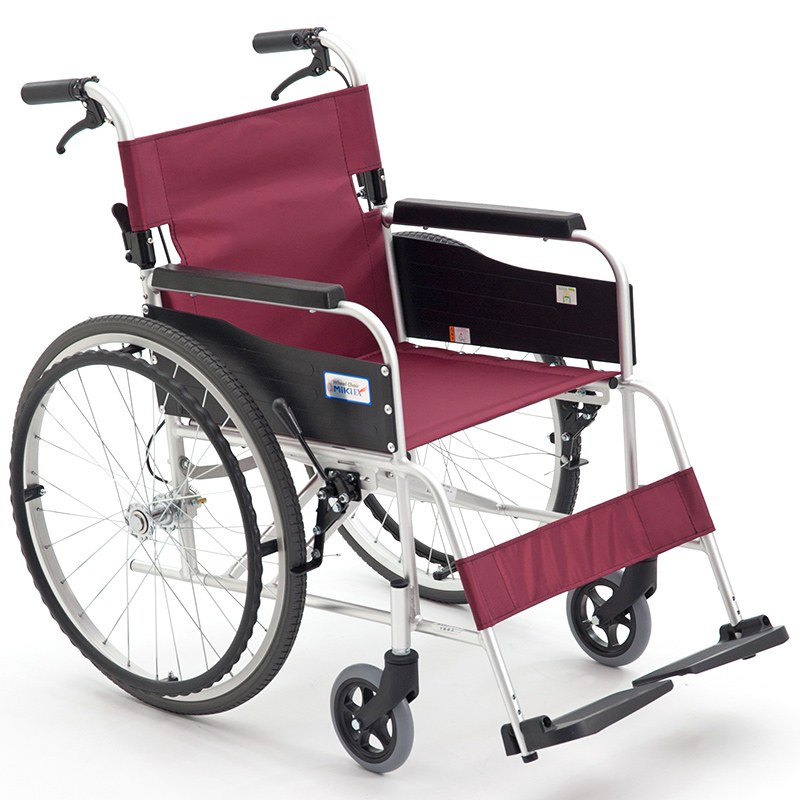 MIKI三貴手動(dòng)輪椅車MPT-43JL 紅色 S-2
