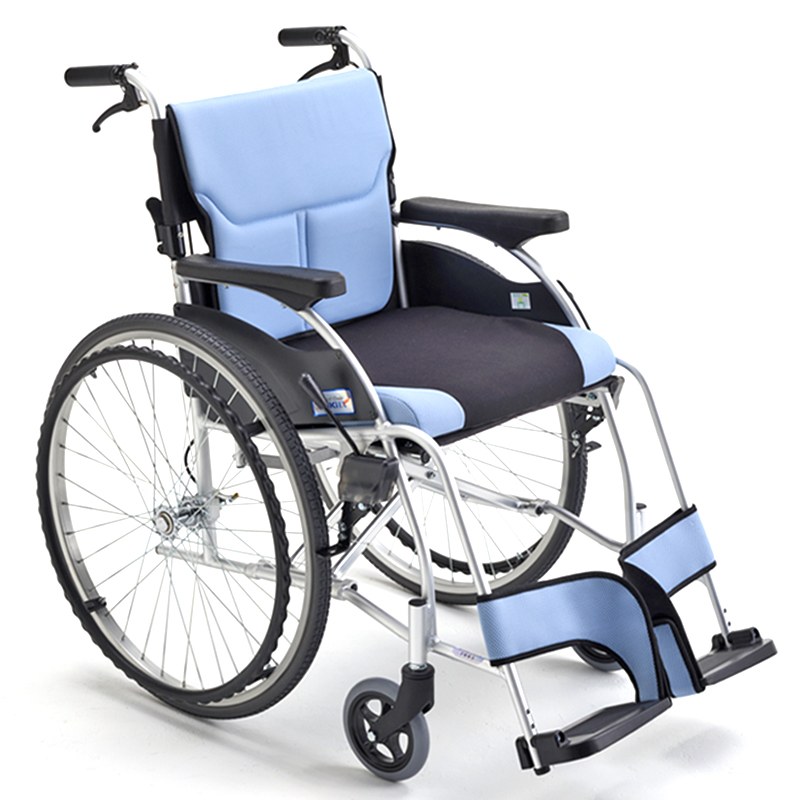 MIKI三貴手動(dòng)輪椅車(chē)MCS-47KJL W5天藍(lán)色 網(wǎng)絡(luò)款 