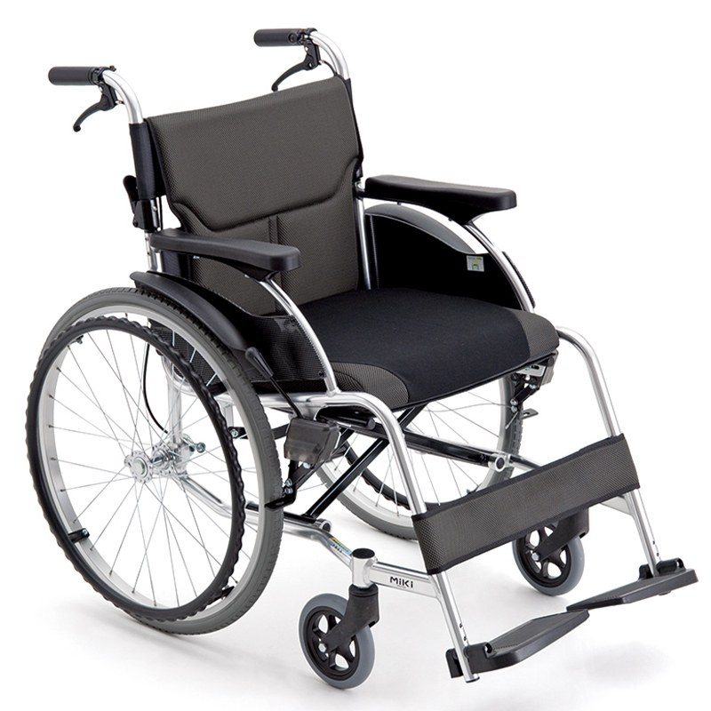 MIKI三貴手動輪椅車MCS-43JL 黑色 W8