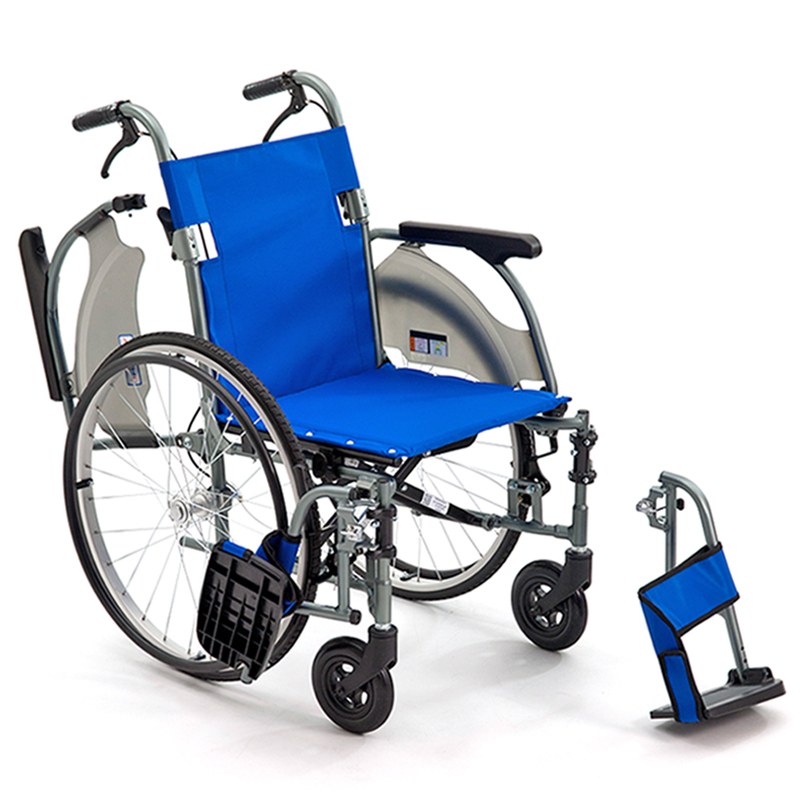 MIKI三貴手動輪椅車CRT-3 藍(lán)色 A-19B