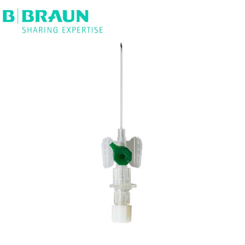 德國貝朗靜脈留置針Vasofix沃素菲 加藥壺 18G 針頭1.3*45mm 綠色 貨號4268130B