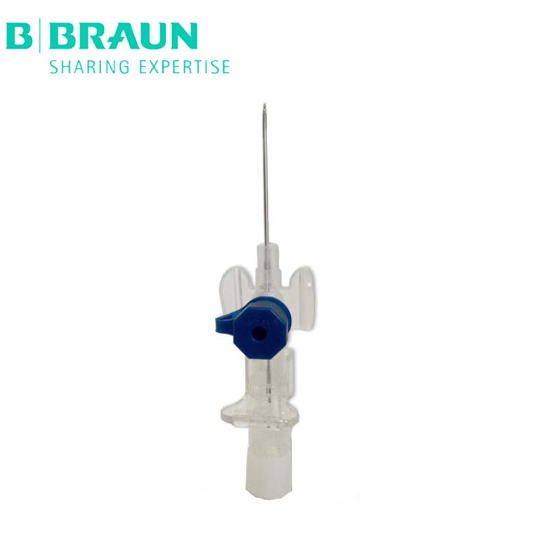 德國貝朗靜脈留置針Vasofix沃素菲 加藥壺 22G 針頭0.9*25mm 藍色 貨號4268091B